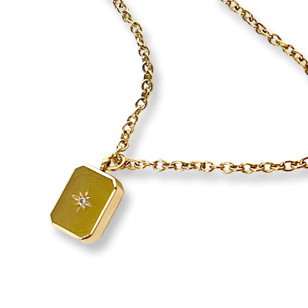 L.Rae Jewelry Gold North Star Charm Necklace
